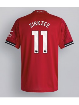 Manchester United Joshua Zirkzee #11 Replika Hemmakläder 2025-26 Kortärmad